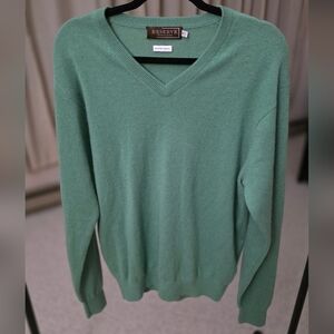 Reserve Classic Green V-Neck Sweater
